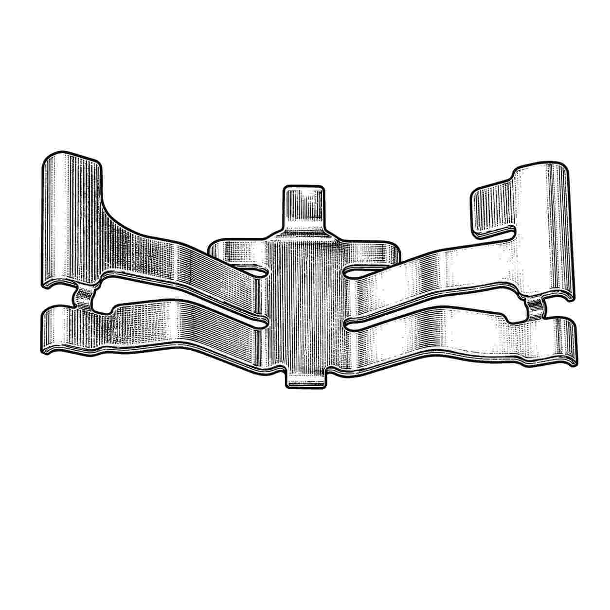 Rear Caliper Brake Pad Retaining Spring